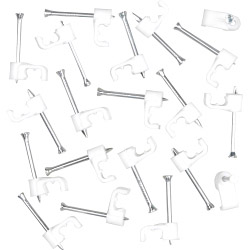 Cable Clips Flat Pack of 100