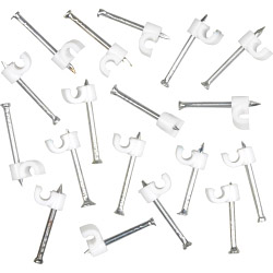 Cable Clips Round Pack of 100