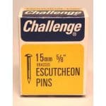 Escutcheon Pins - Brass Plated (Box Pack)