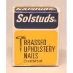Upholstery Nails - Brassed (Box Pack)