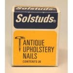 Upholstery Nails - Antique (Box Pack)