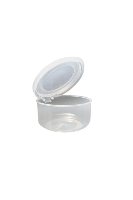 Food Container Round Hinged Lid