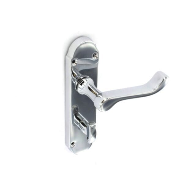 Chrome Shaped Bath Handles (1 Pair)