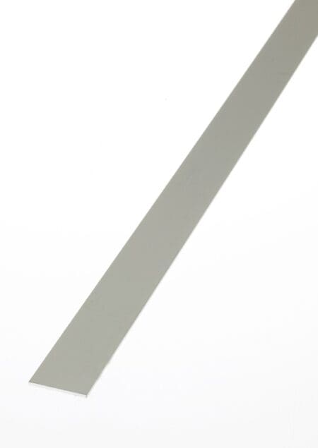 Flat Bar - Anodised Aluminium - Silver