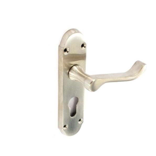 BN Shaped Euro Lock Handles 48mm C/C (Pair)