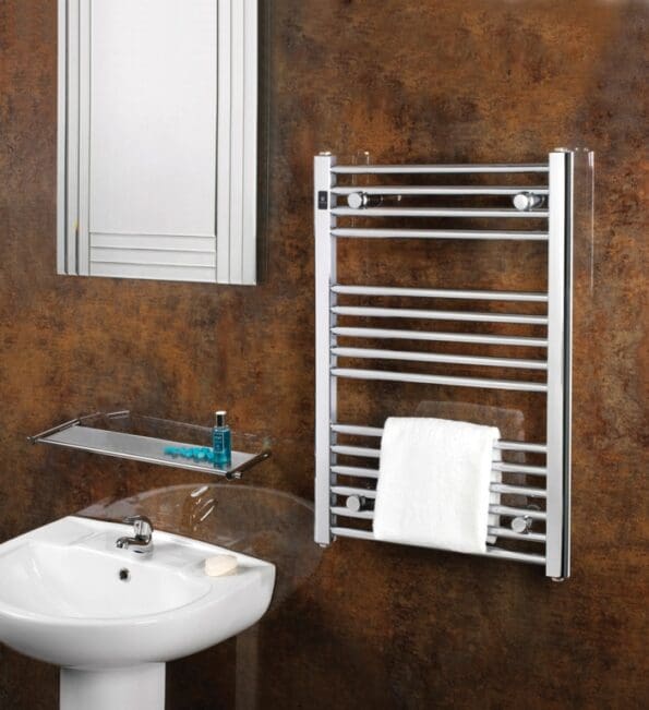 Chrome Straight Towel Rail