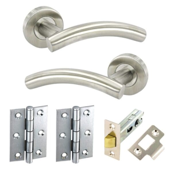 Arc Latch Door