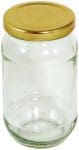 Round Preserving Jar With Screw Top Lid