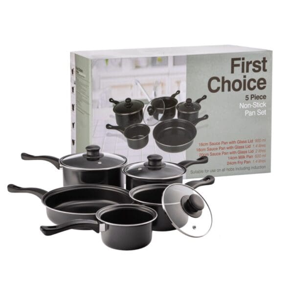 Value Plus Collection Non Stick Sauce Pan Set