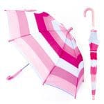 Childs Pink Striped Umbrella