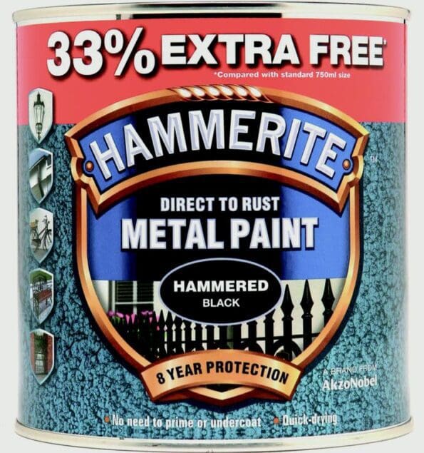 Metal Paint Hammered 750ml + 33% Free