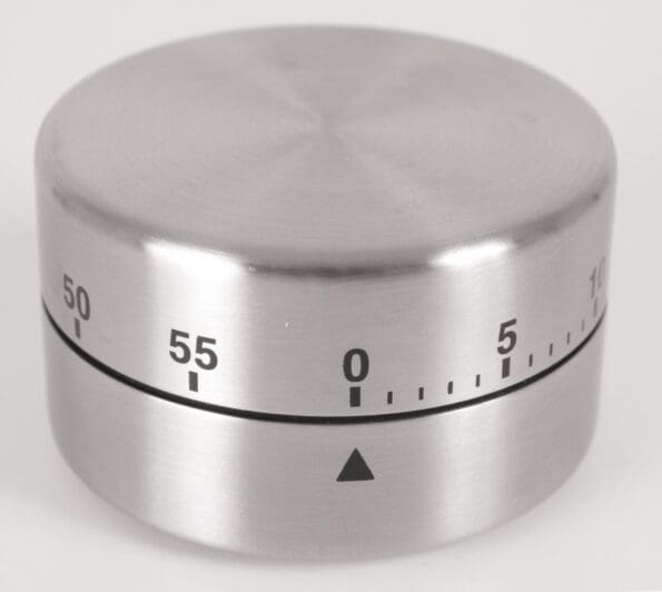 Stainless Steel 60 Minute Timer