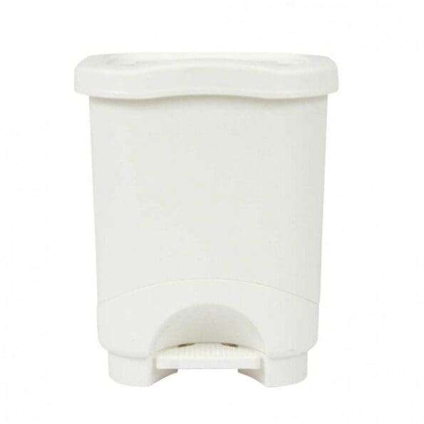 White Pedal Bin