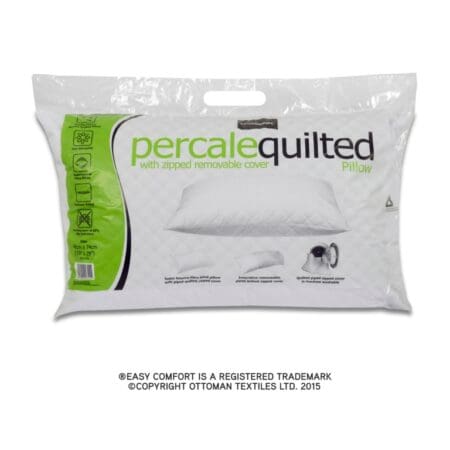 Percale Quilted Pillow