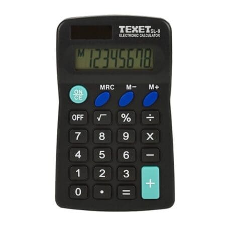Black Pocket Calculator