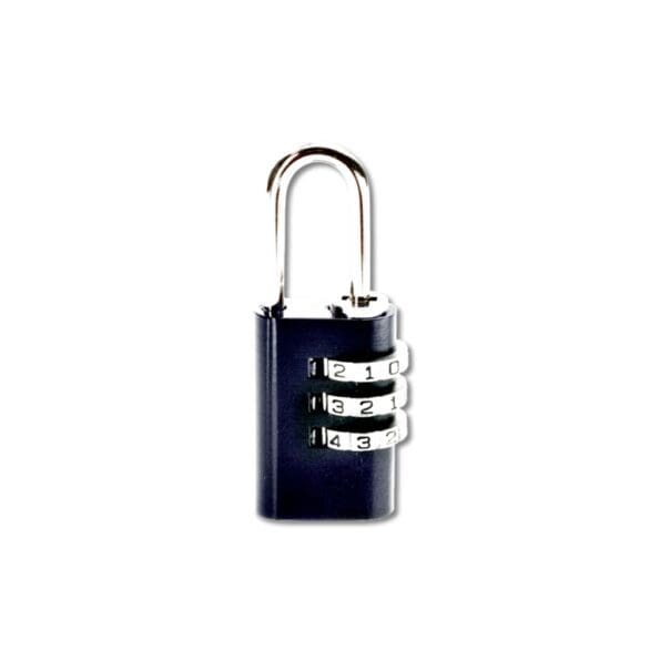 3-Dial Anodised Combo Padlock