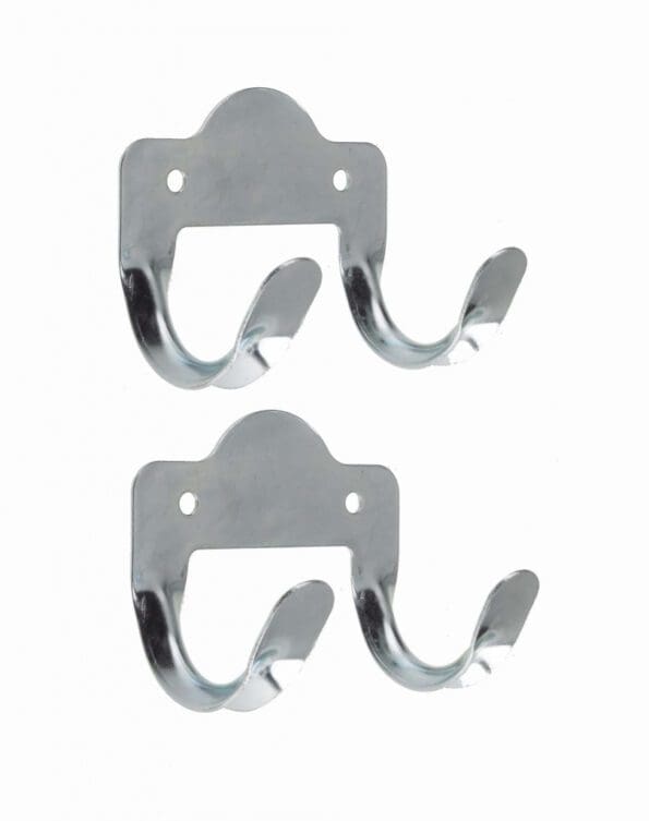 Double Metal Tool Storage Hook Zinc Plated