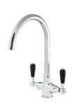 Brooklyn Tap with Black Ceramic Handles