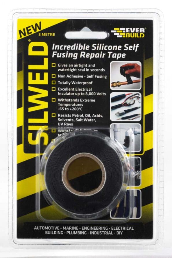 Silweld Silicone Repair Tape Black