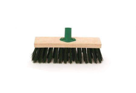 Green PVC Brush With Bracket