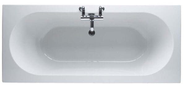 Cascade 1700 x 700mm No Tap Hole Twin End Bath