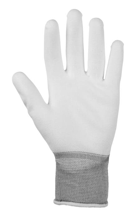 White PU Gloves