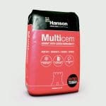 Multicem Cement In Plastic Bag