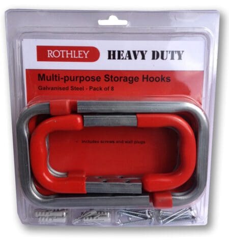 Heavy Duty Steel Hook Pack