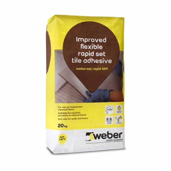 Set Rapid SPF Flexible Tile Adhesive 20kg