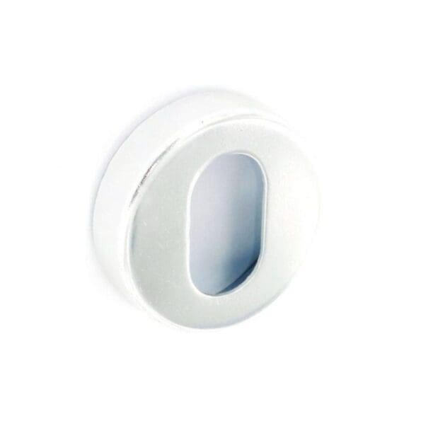 Escutcheon Oval Lock Aluminium