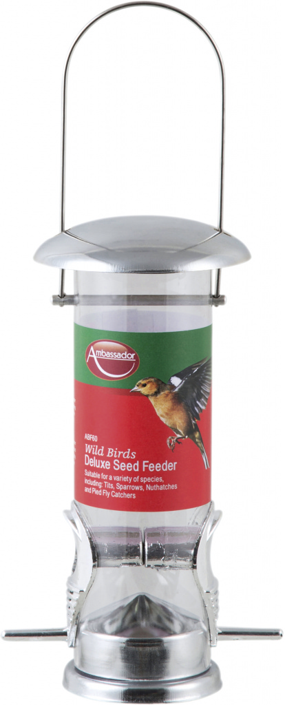 Wild Birds Deluxe Seed Feeder