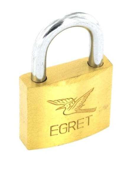 Egret Brass Padlock Boxed