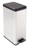 Slim Line Stainless Steel Effect Deco Pedal Bin