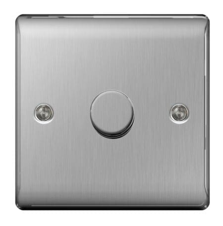 Brushed Steel 2way Push 400w