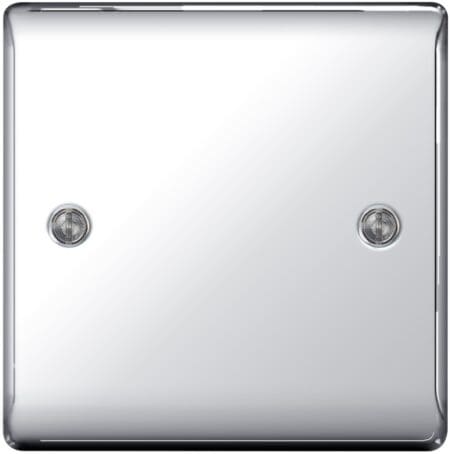 Metal Chrome Blank Plate