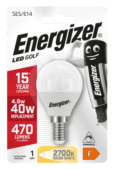 LED E14 Golf Ball Lamp Warm White