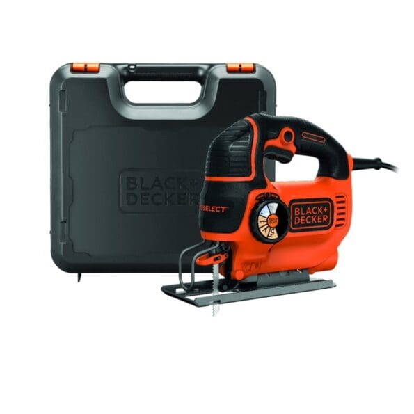 520W Variable Speed Compact Jigsaw with blade and Kit box