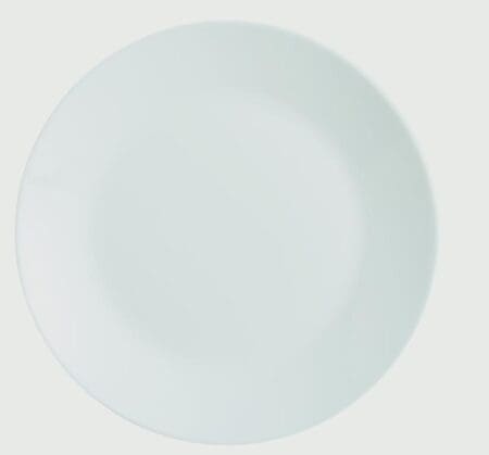 Zelie White Dinner Plate