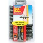 Nylon Self Drive Fixings (50) Drill Driver