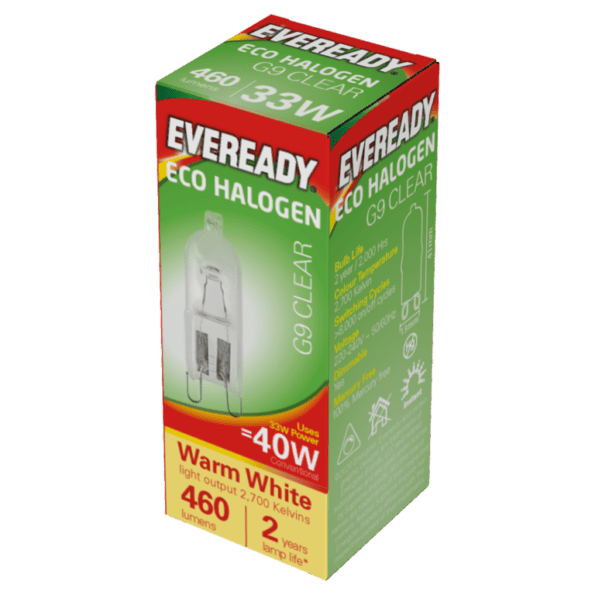 Eco Halogen G9 220-240v Capsule