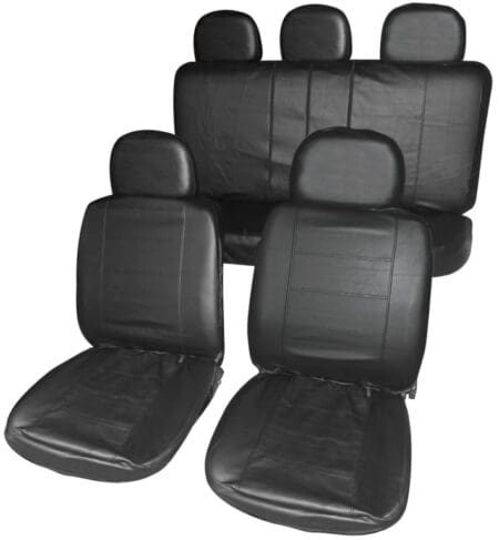 Leather Look Headrest Covers