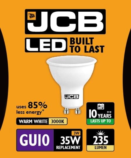 LED GU10 3w