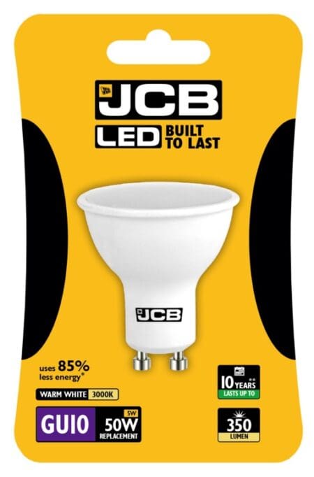 LED GU10 5w Bulb Blister Packed