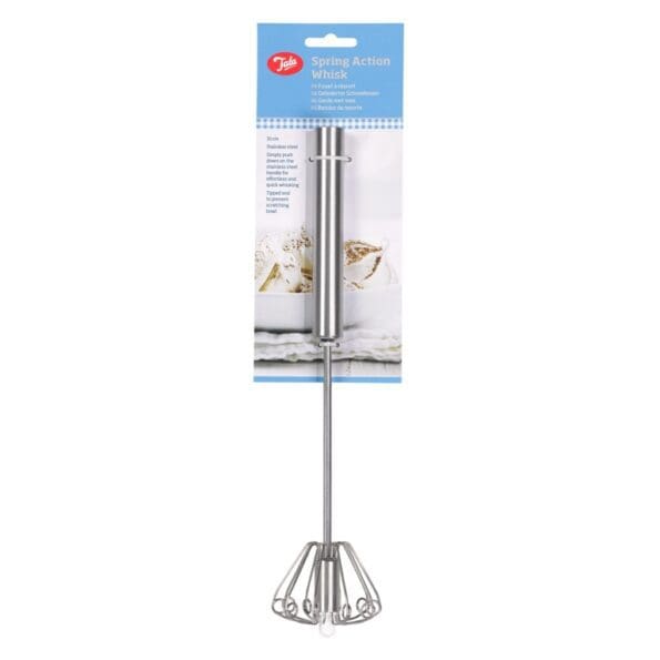 Stainless Steel Spring Action Whisk