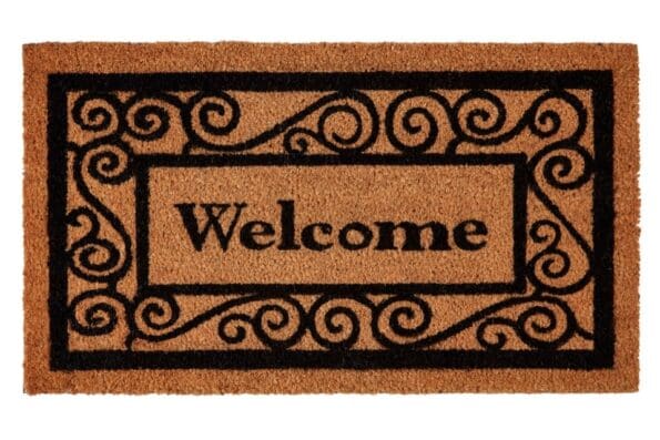 Welcome Grey Coco Doormat