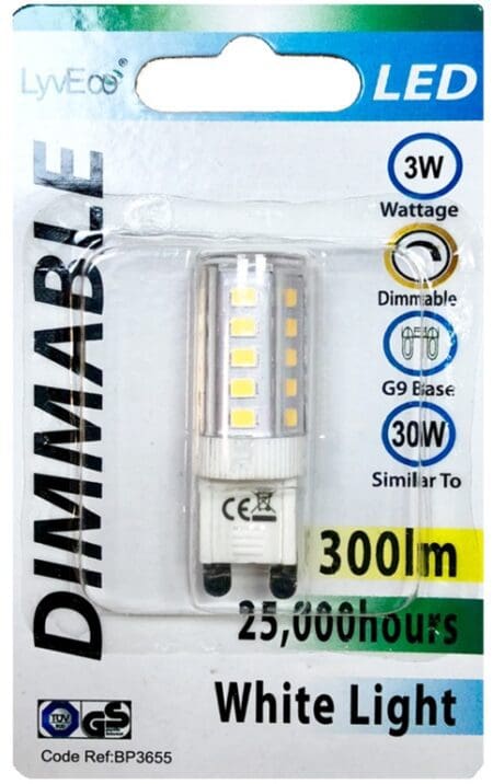 LED Dimmable G9