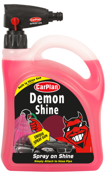 Demon Shine Spray on Shine With Gun