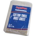 Cotton Twill Dust Sheet