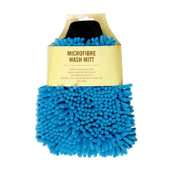 Microfibre 2 In 1 Chenille Mitt