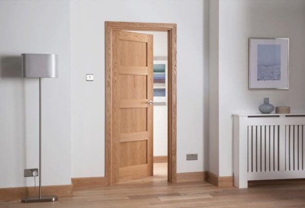 Cheshire 4 Panel Shaker Oak Door